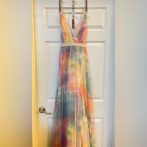 Lulu’s Multi Color Tulle Maxi Dress